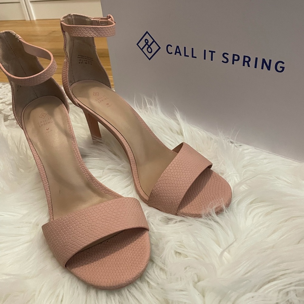 Call it Spring Pink Sandals